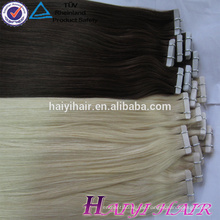 Thick Bottom Meistverkaufte Ali Gold Supplier Eigene Marke Tape Hair Extention